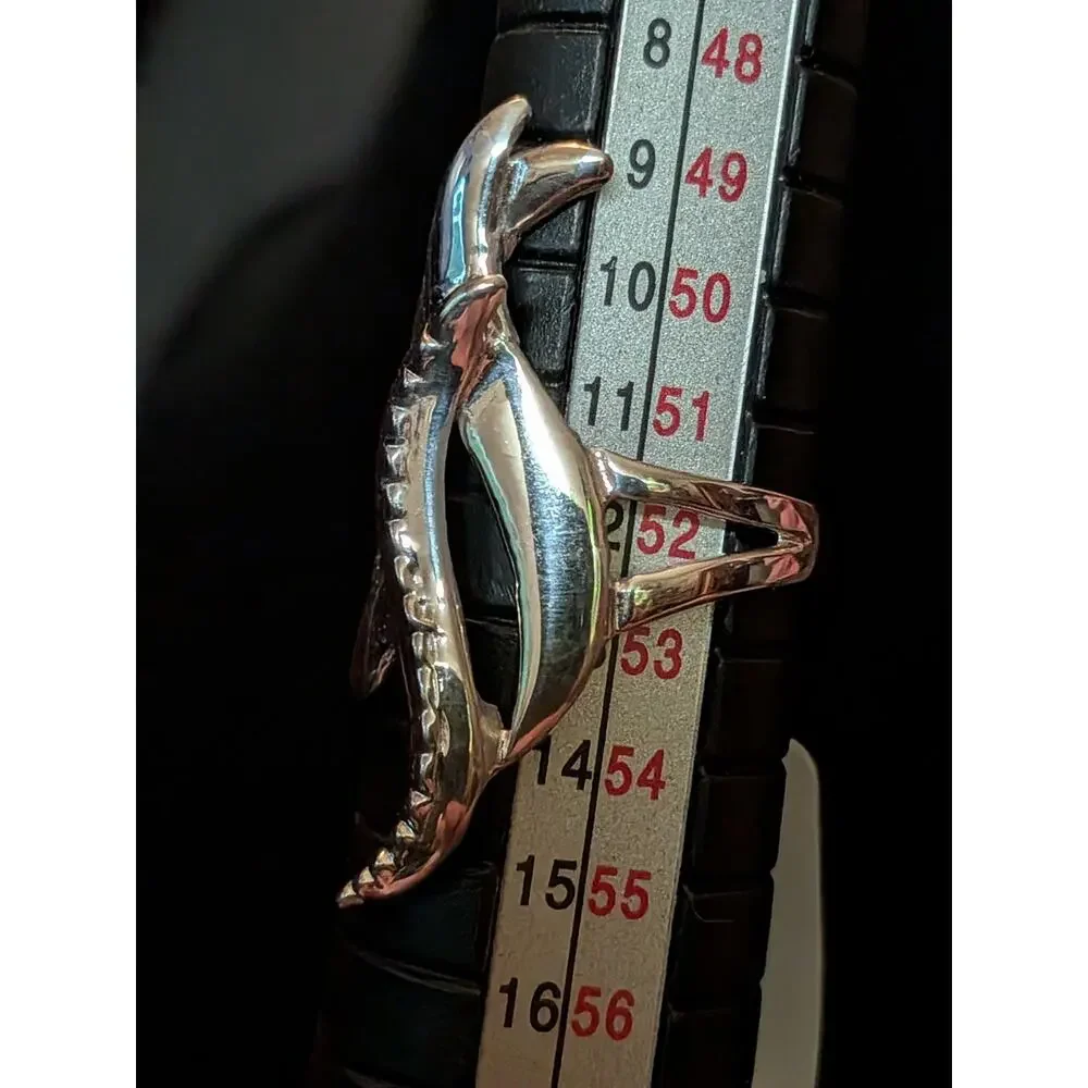 Sterling Silver Rhodium Over Textured & Polished Flame Design Ring Size 6